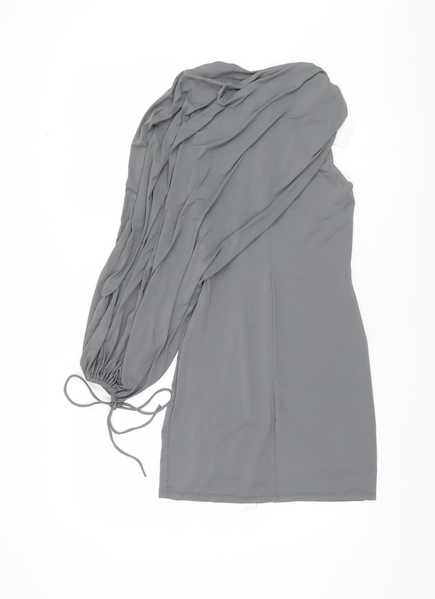 Zara Grey Balloon Sleeve Dress S