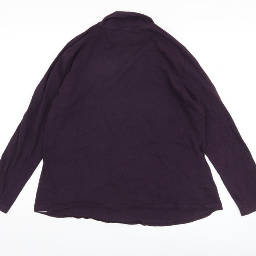 Seasalt Cornwall Women's Purple Roll Neck Top Size 18