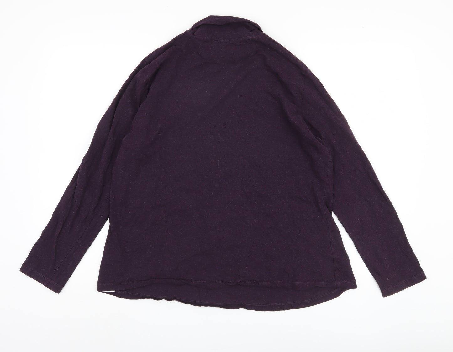 Seasalt Cornwall Women's Purple Roll Neck Top Size 18