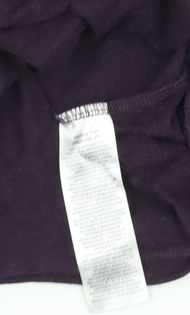 Seasalt Cornwall Women's Purple Roll Neck Top Size 18