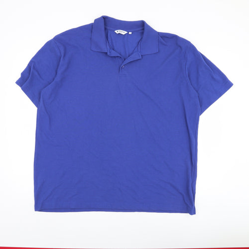 Trutex Men's Blue 3XL Polo Shirt