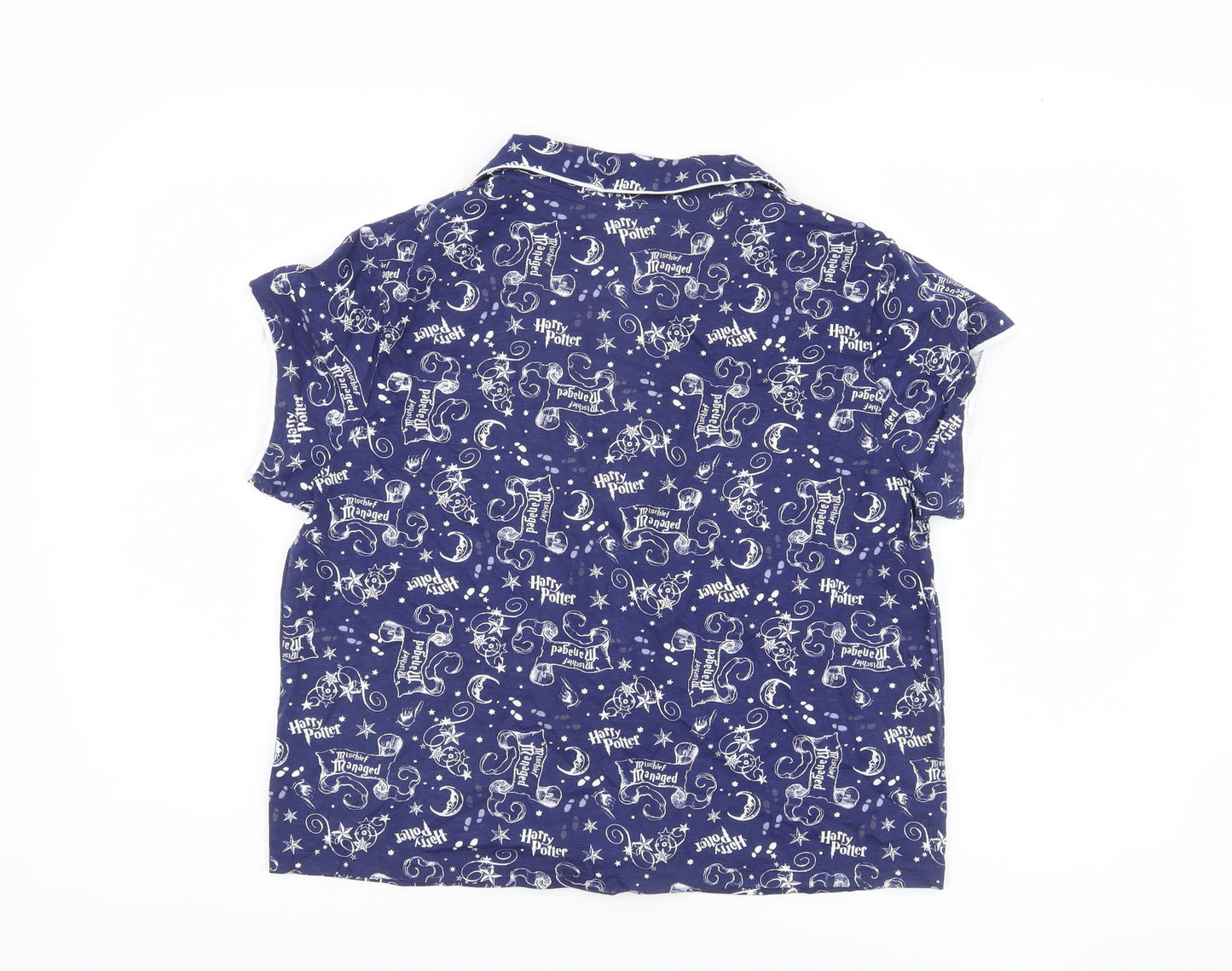 Harry Potter Women's Blue Pyjama Top, Size 10-12