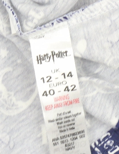 Harry Potter Women's Blue Pyjama Top, Size 10-12