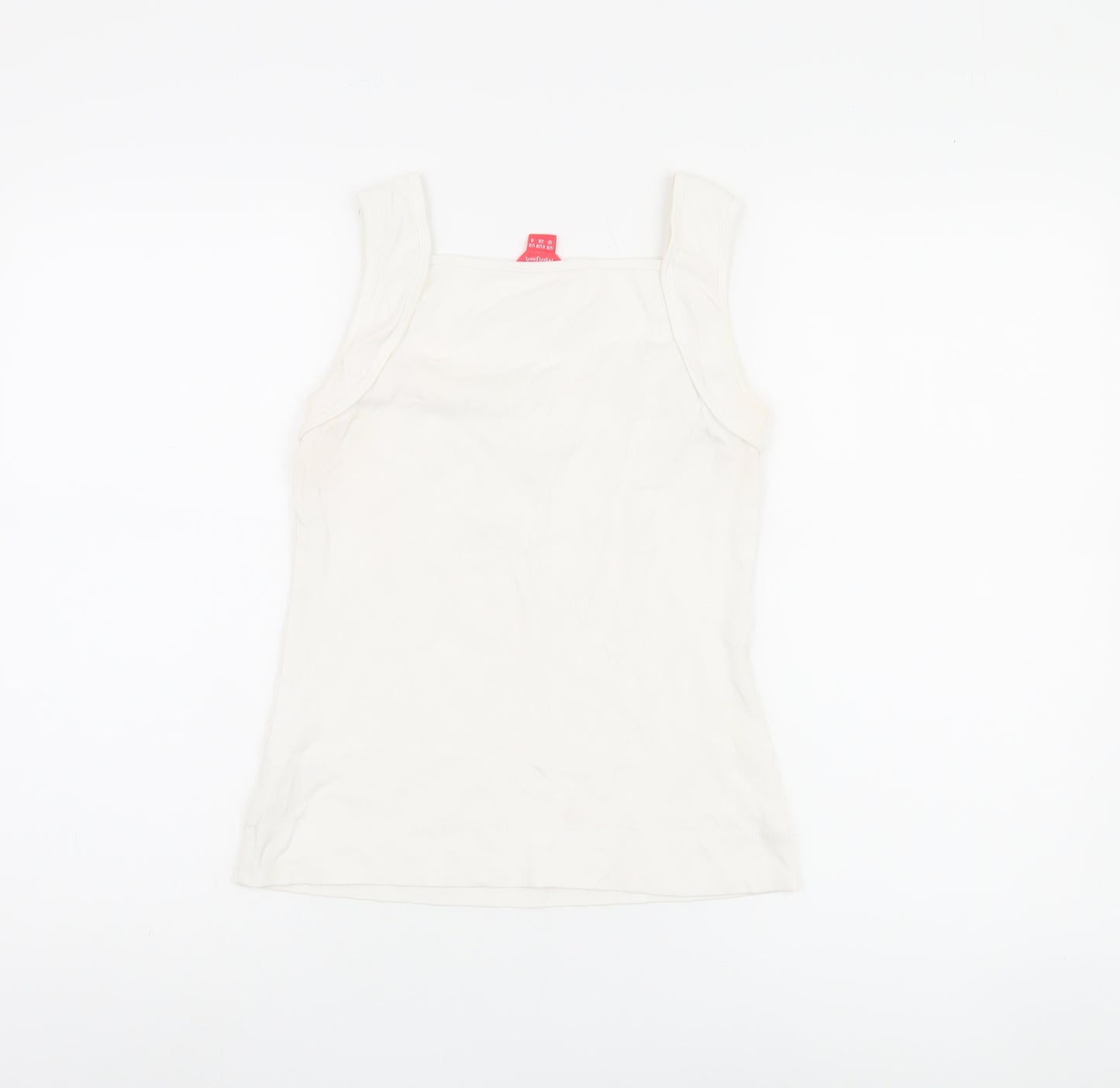 Monsoon Women's White Size 10 Sleeveless Tank