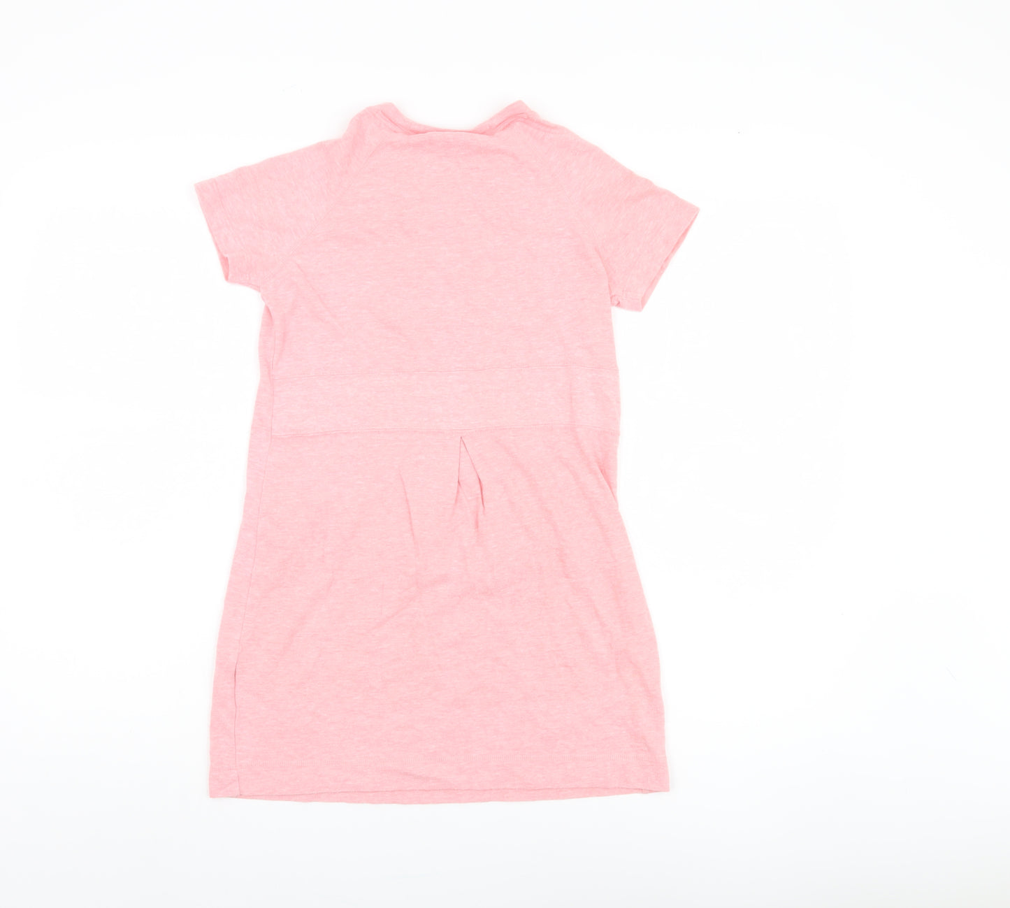 Nike Girls Pink T-Shirt Dress, Size 10-12 Years, Casual Style