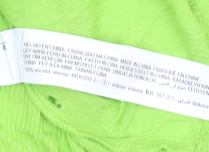 Massimo Dutti Women's Green XS Tank Top