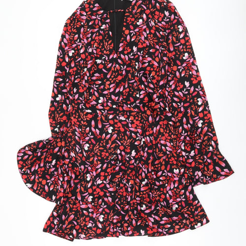 Michelle Keegan Women's Multicoloured Floral Dress Size 12