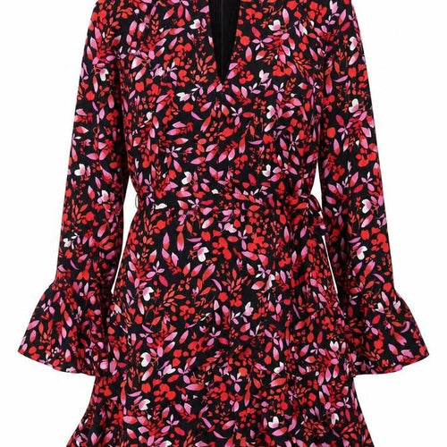 Michelle Keegan Women's Multicoloured Floral Dress Size 12