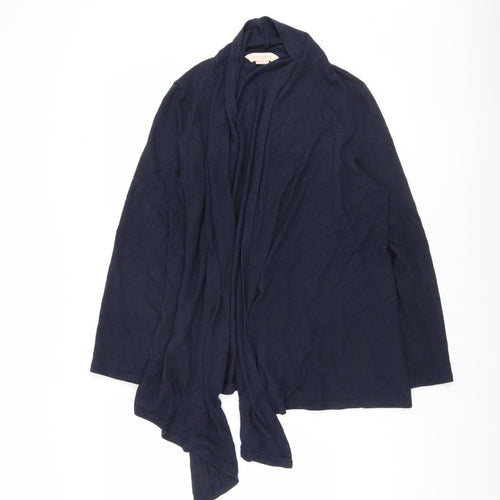 Mauvette Women's Blue Open Front Cardigan Size 14 - Stylish & Cosy