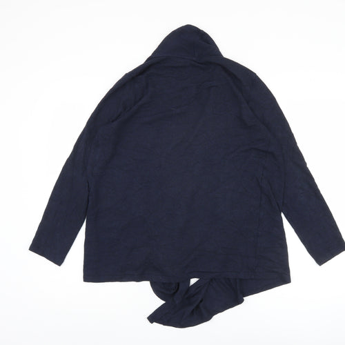 Mauvette Women's Blue Open Front Cardigan Size 14 - Stylish & Cosy