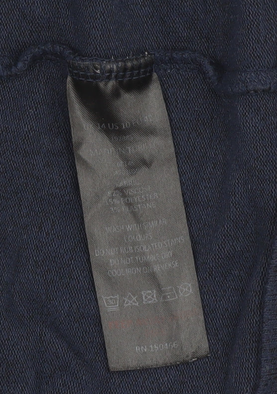 Mauvette Women's Blue Open Front Cardigan Size 14 - Stylish & Cosy