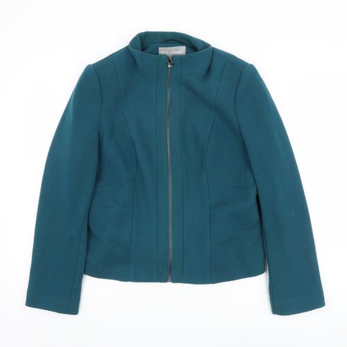 Marks and Spencer Women's Green Zip Jacket Size 14