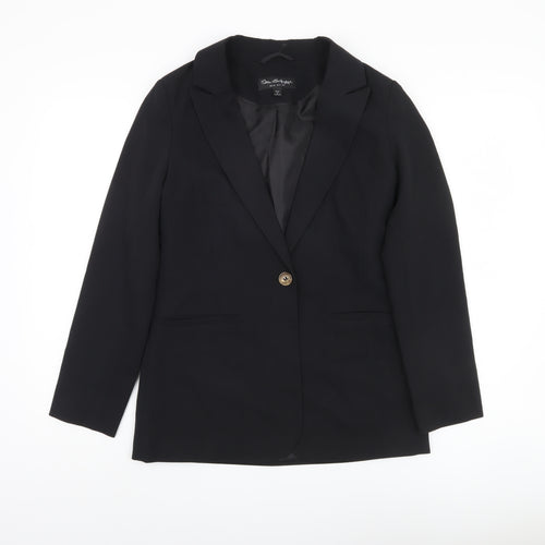 Miss Selfridge Women's Black Slim Blazer Size 6