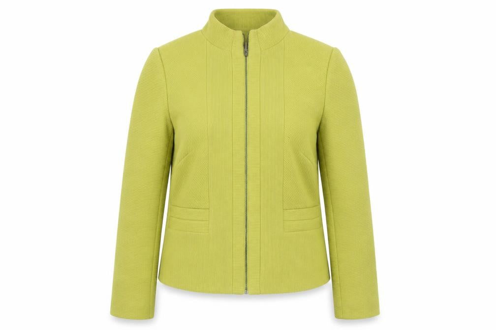 Front view of Marks & Spencer Women's Green Jacket, size 16, Casual
