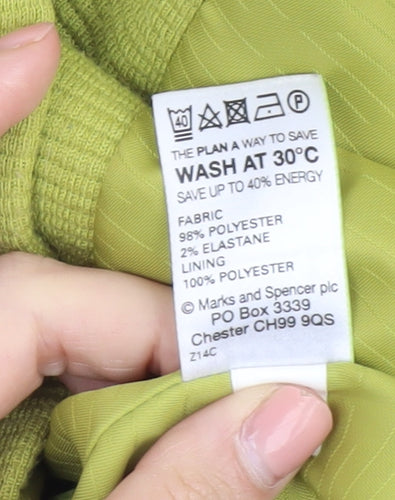 Marks & Spencer Women's Green Jacket, Size 16, Casual