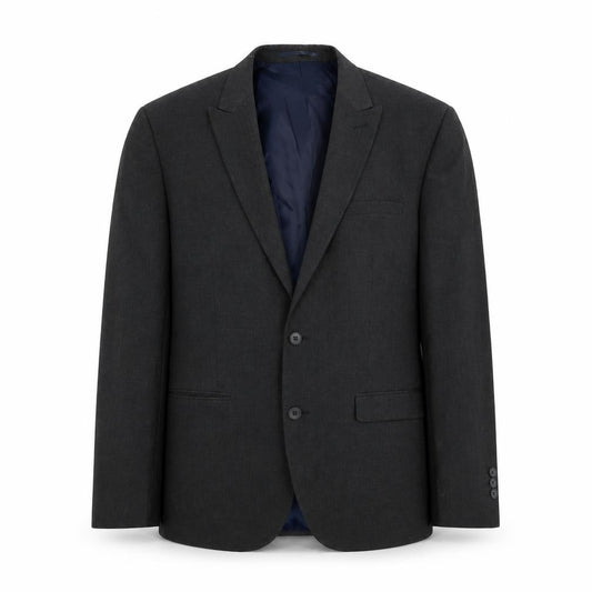 Front view of Next Men's Grey Blazer 40R Regular Fit Jacket