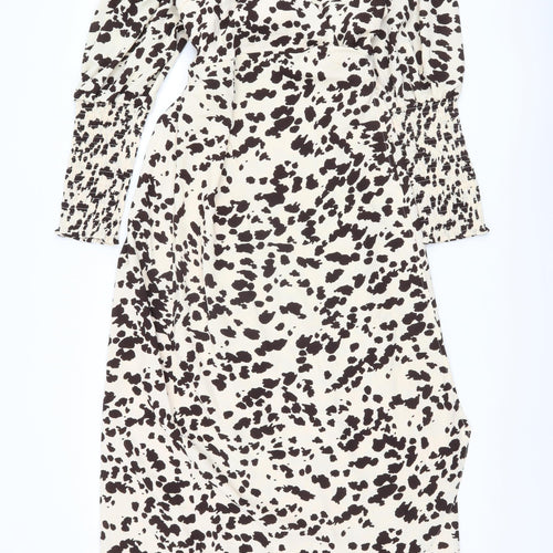 Glamorous Women's Animal Print Midi Wrap Dress