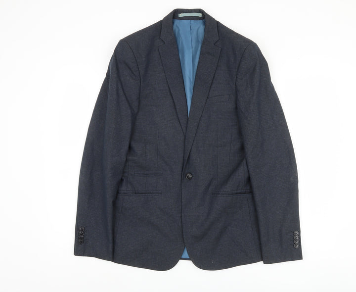 Marks and Spencer Men's Blue Blazer 36 Regular Fit