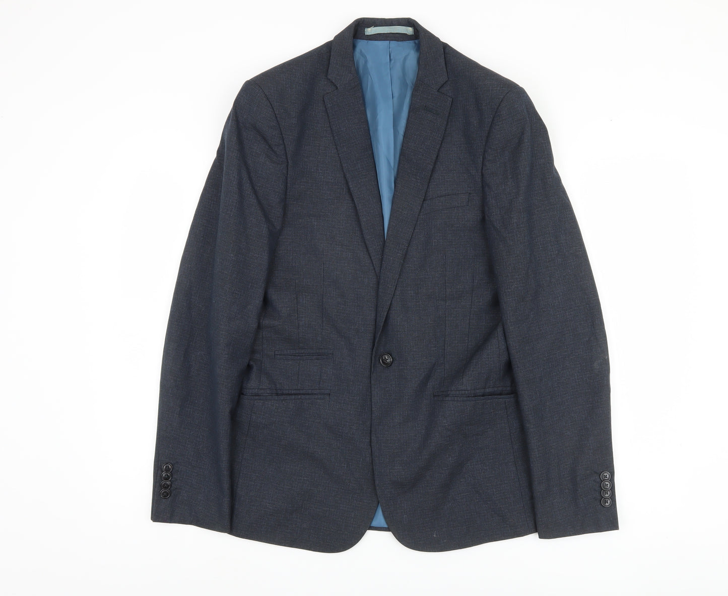 Marks and Spencer Men's Blue Blazer 36 Regular Fit