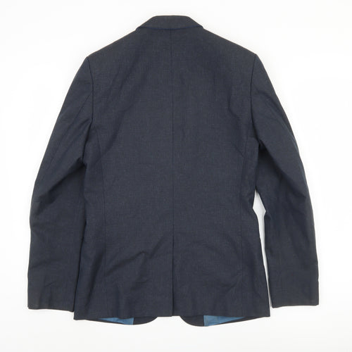 Marks and Spencer Men's Blue Blazer 36 Regular Fit