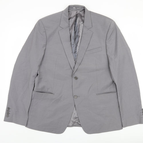 Andrews Men's Grey Regular Fit Blazer 44
