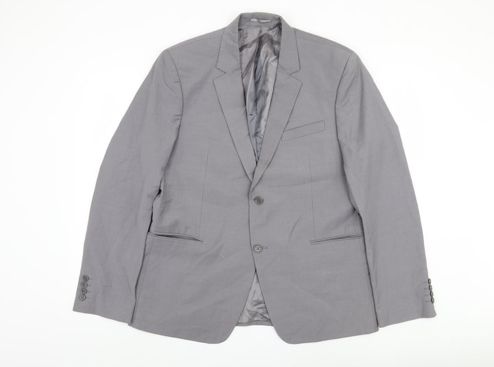 Andrews Men's Grey Regular Fit Blazer 44
