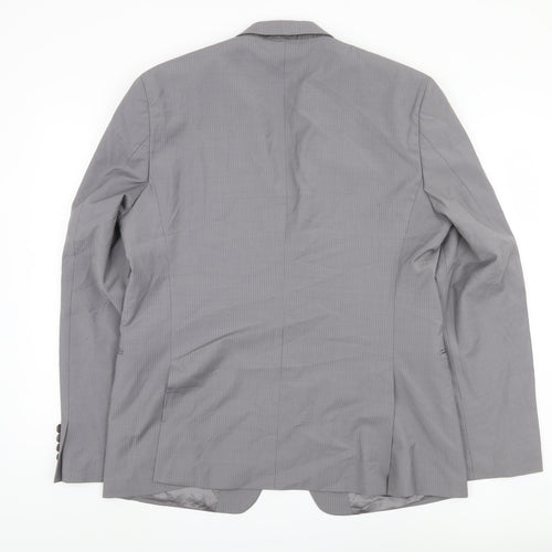 Andrews Men's Grey Regular Fit Blazer 44