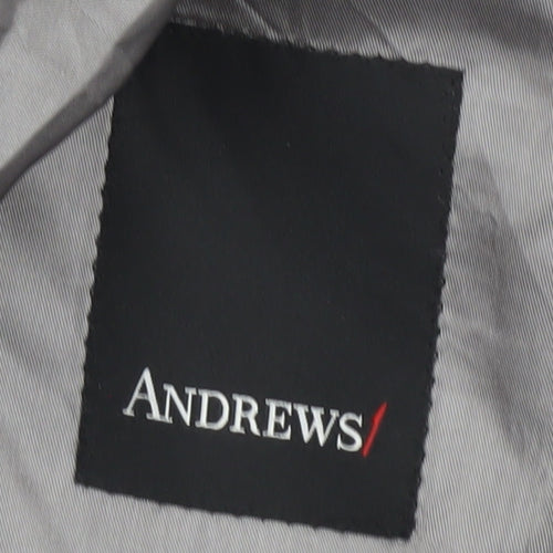 Andrews Men's Grey Regular Fit Blazer 44