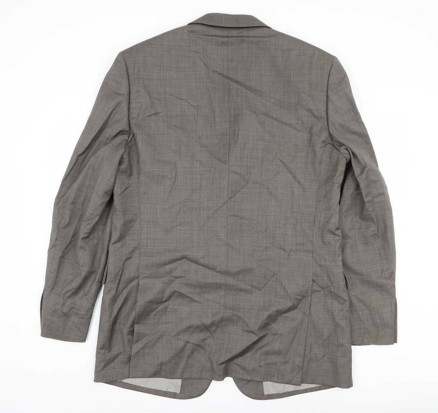 Marks and Spencer Men's Grey Wool Blazer, 42L