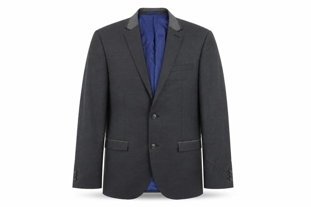 Front view of Next Men's Grey Blazer -, size 40R, Formal Wear