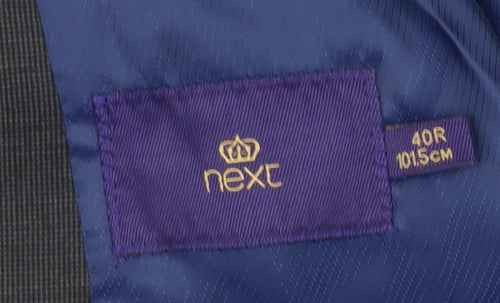 Next Men's Grey Blazer - Size 40R, Formal Wear