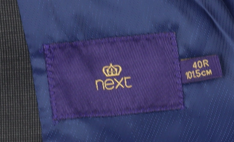 Next Men's Grey Blazer - Size 40R, Formal Wear
