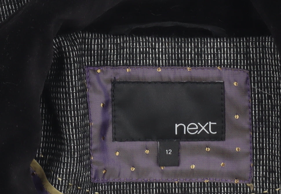 Next Women's Grey Military Jacket Size 12