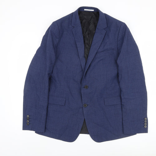 Kin Men's Blue Regular Fit Blazer 42R Business Formal