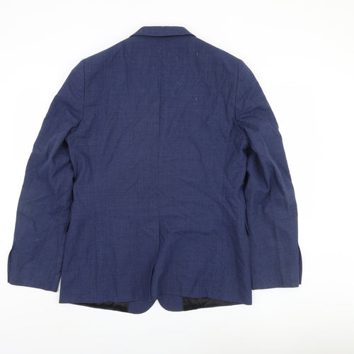 Kin Men's Blue Regular Fit Blazer 42R Business Formal