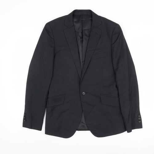 G2000 Men's Black Slim Fit Blazer 44