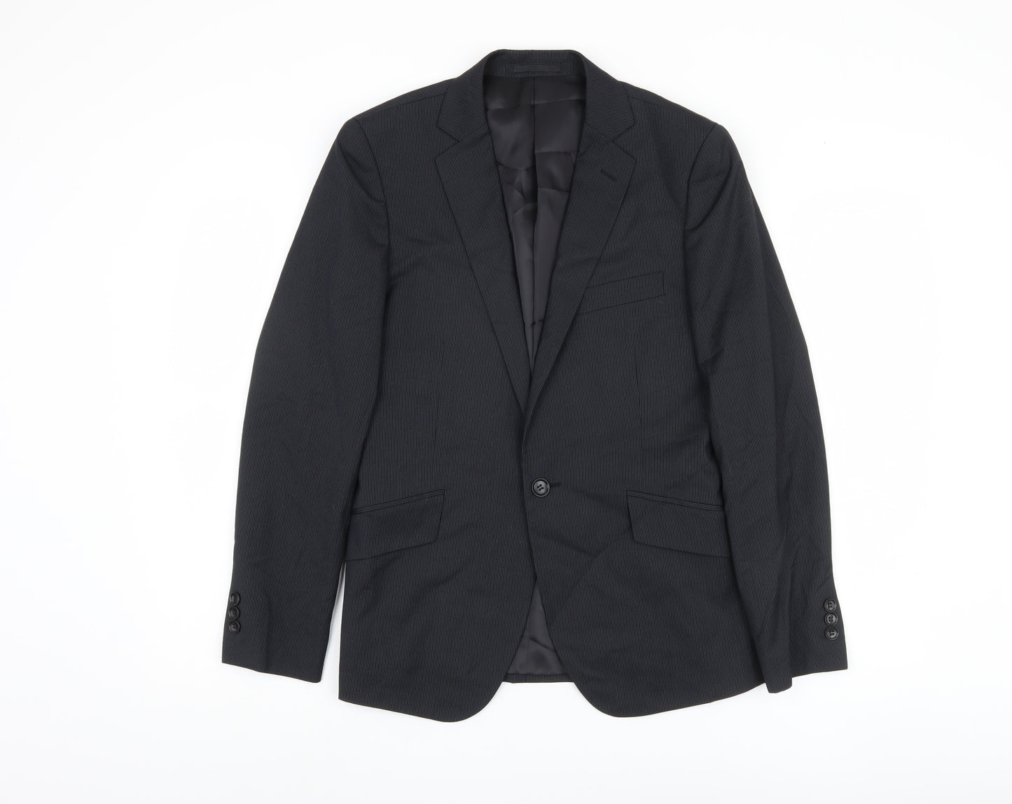 G2000 Men's Black Slim Fit Blazer 44
