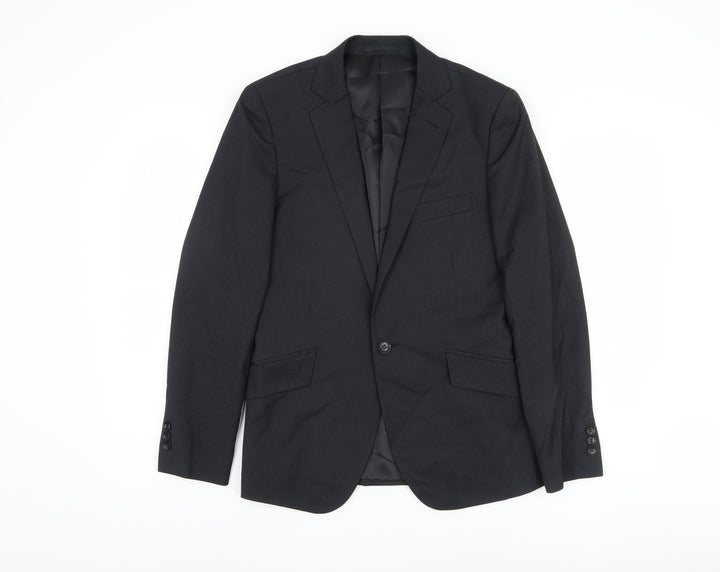 G2000 Men's Black Slim Fit Blazer 44