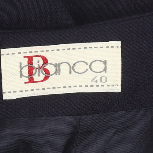 Bianca Women's Black Blazer, Size 12, Five-Button Classic Fit