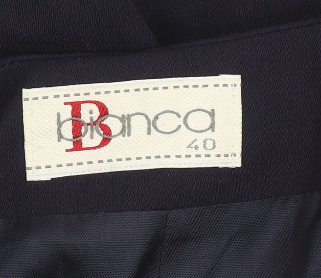 Bianca Women's Black Blazer, Size 12, Five-Button Classic Fit