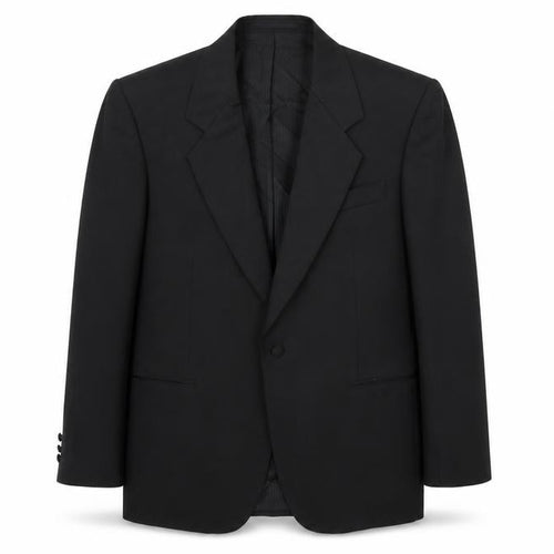 Varteks Men's Black Blazer, Size 40, Single-Breasted