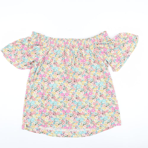 Next Women's Floral Off the Shoulder Blouse, Size 12