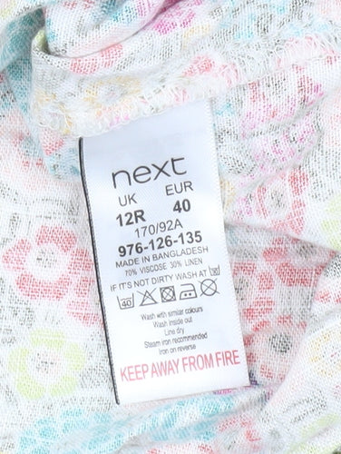 Next Women's Floral Off the Shoulder Blouse, Size 12