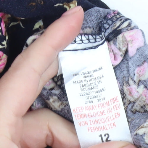 Dorothy Perkins Floral Dress - Size 12, Multicoloured