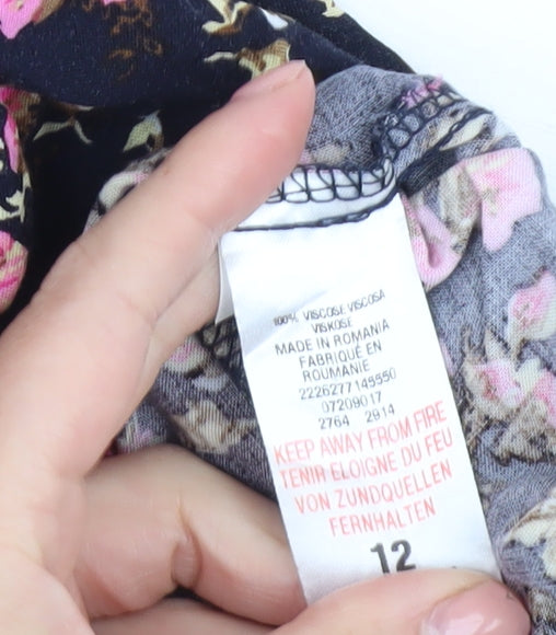 Dorothy Perkins Floral Dress - Size 12, Multicoloured