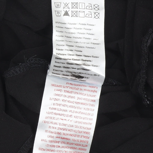 ONLY Women's Black Bodycon Dress Size 8 Cut Out Design