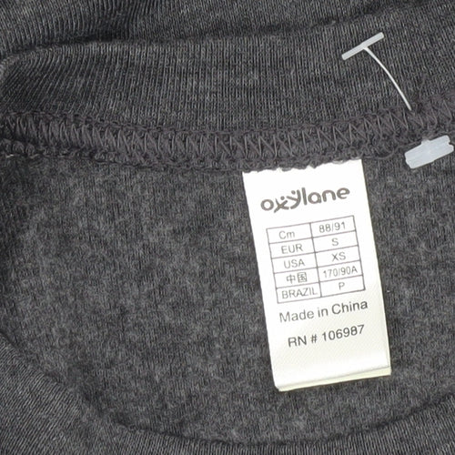 Oxylane Men's Grey Long Sleeve Top - Size S, Activewear