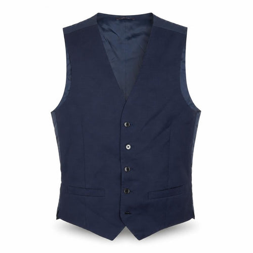 Marks & Spencer Men's Blue Waistcoat, Size S 36"