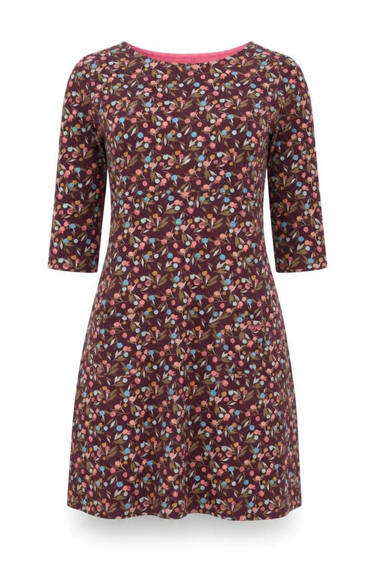 Front view of Weird Fish Women’s Multicoloured Floral Dress