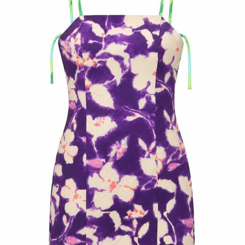 Zara Women's Purple Floral Slip Dress, S